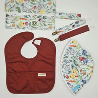 Bib And Dummy Clip Gift Set