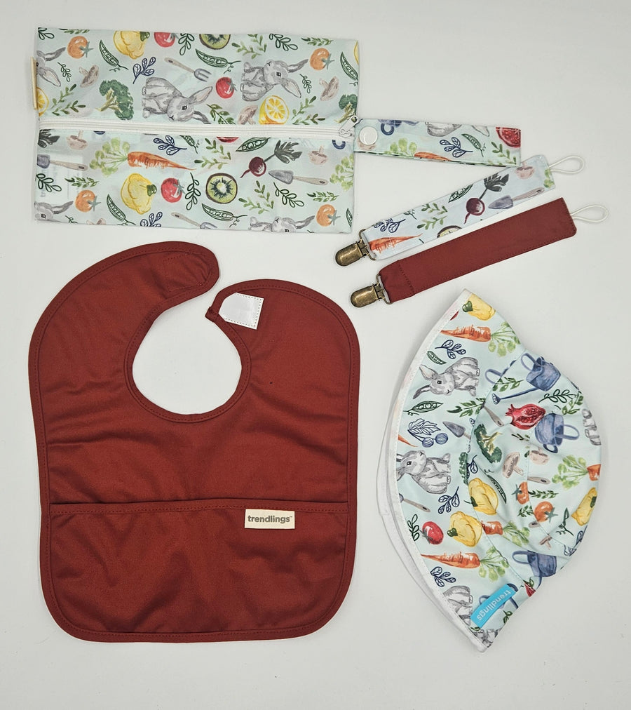 Bib And Dummy Clip Gift Set