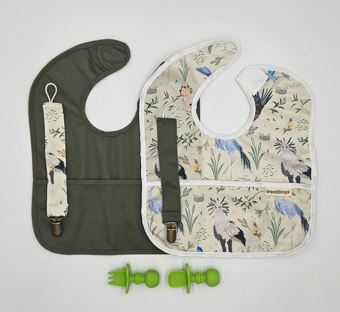 Bib And Dummy Clip Gift Set