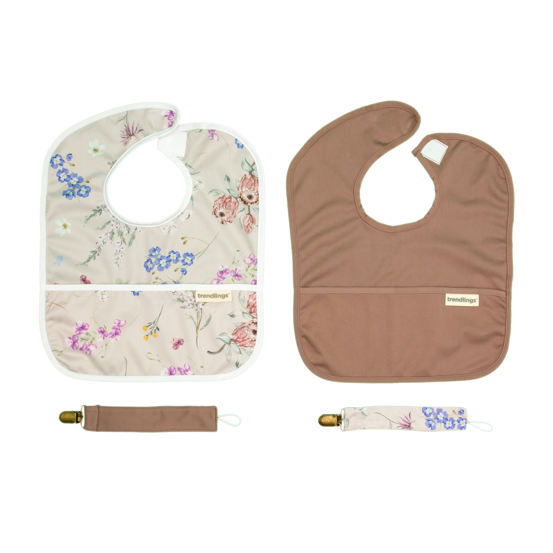 My First Bib And Dummy Clip Gift Set