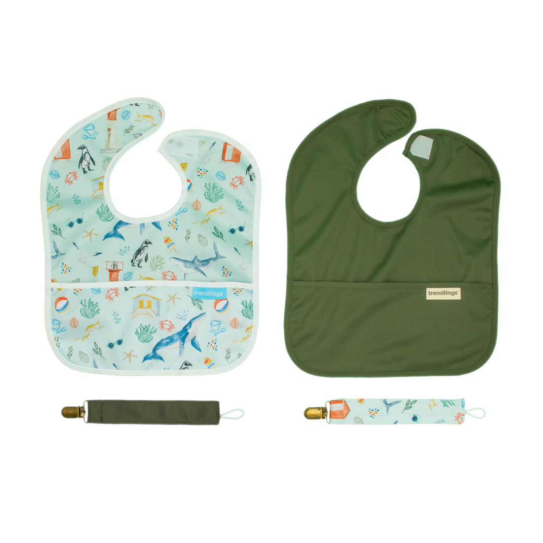 My First Bib And Dummy Clip Gift Set